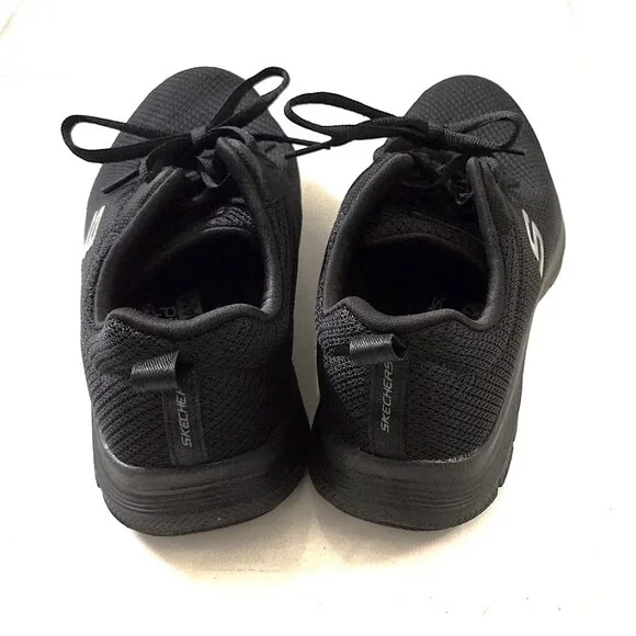 Skechers/Black Comfort Sneakers/Women's/Size 7/Used Only One Time - Picture 4 of 12
